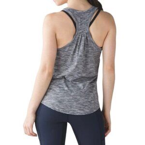 Lululemon Yogi Everyday Tank 4 Color Space Dye White Black size 10